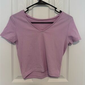 Wild Fable Light Purple V-Neck Tee